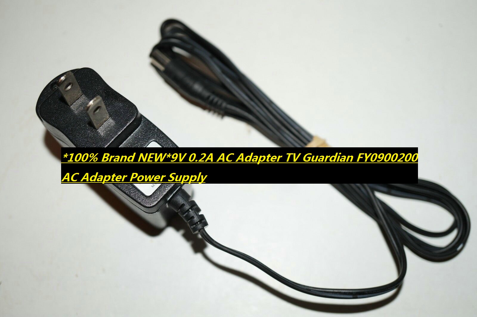 *100% Brand NEW*9V 0.2A AC Adapter TV Guardian FY0900200 AC Adapter Power Supply